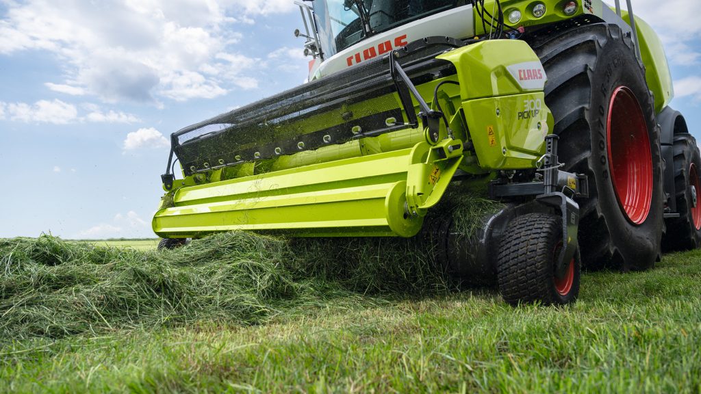 image of the pick up front on a claas jaguar