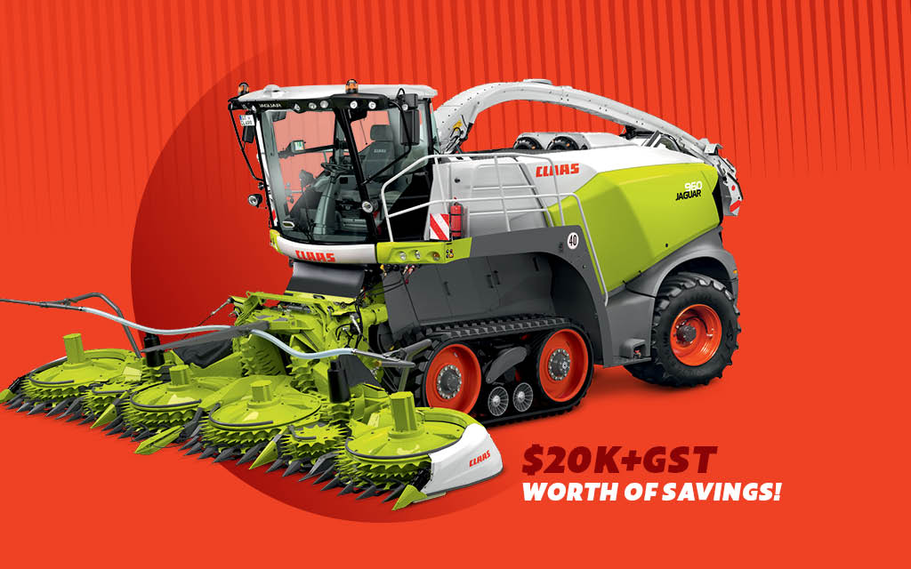 image of claas jaguar and savings offer